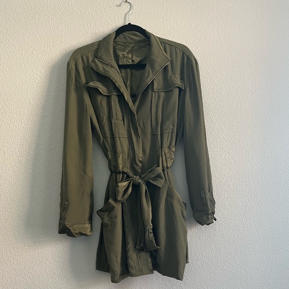 Dolan Jackets & Blazers - Dolan Sample Zip Jacket with Removable Belt